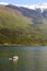 Ferry sails in Lake Garda, Italy