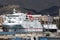 Ferry ship in Malaga, Spain