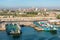 Ferry on the Suez Canal in Egypt