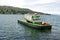 Ferry on Tiquina strait - Bolivia