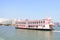 a ferry tour boat in Hong Kong day time