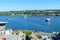 Ferry traffic in the Saint Lawrence River, Quebec City