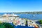 Ferry traffic in the Saint Lawrence River, Quebec City