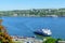 Ferry traffic in the Saint Lawrence River, Quebec City