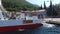 Ferryboat crossing Kamenari-Lepetane in Montenegro