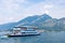 Ferryboat cruising on Lake Como