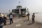 Ferryboat on Saigon river in Ho Chi Minh, Vietnam