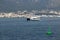 Ferryboat sailing near Igoumenitsa port