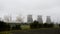 Ferrybridge, Yorkshire, England, Oct. 13th 2019 Power Station Cooling Towers Demolition