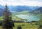 The fertile valley Sihl and the artificial lake Sihlsee, Euthal