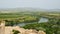 Fertile valley of the Spanish river Ebre