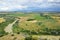 Fertile valley of the Spanish river Guadalquivir