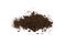 Fertilized Dry Dirt Isolated, Dried Ground, Manure Soil