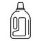 Fertilizer bottle icon, outline style