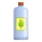 Fertilizer farming bottle icon, cartoon style