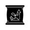 Fertilizers black glyph icon