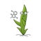 Fertilizers formula. Seedling plant mascot. Scientist character. Green sprout. Plant growing. Agricultural science