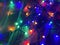 Fesitve Christmas background with garland lights