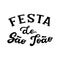 Festa de Sao Joao lettering