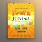 Festa junina carnival flyer poster design background