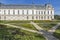 Festetics Palace courtyard facade in Keszthely, Hungary.