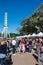 Festival crowds at the French Festival on the Brisbane South Bank.