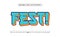 Festival Text Style Effect, Editable Text Effect