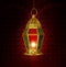 Festive arabic lantern