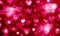 Festive background with red hearts, bokeh, love, romance, blurred, red, Valentine`s day, pink, glitter