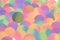 Festive bicolor plastic balls background