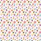 Festive Birthday Diverse Cartoon Characters and Party Elements Seamless Pattern