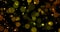 Festive blurred bokeh background, circles, glitter, dark, party, Christmas, multicolored circles, lights