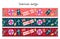 Festive border, template set. A large collection of congratulatory borders, ornaments, brushes. Abstract geometric dividers,