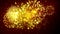 Festive bright background, fireworks, Golden, flaming, yellow, glitter, lights, Christmas, party, fun, night, vacation, with
