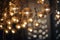 Festive Celebration Decorations on Defocused Background for New Year, Christmas, or Festival, Generative AI
