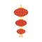 Festive Chinese lantern. Design a flyer, banner