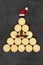 Festive Christmas Mince Pie Tree Concept