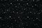 Festive christmas new year black night fabric tulle, background with silver glitter star. Christmas dark backdrop with
