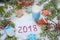 Festive Christmas, New Year`s screensaver, postcard, background.