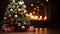 Festive Christmas Tree with Beautiful Decorations A Captivating Holiday Scene of Joy and Elegance. created with Generative AI