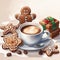 Festive Coffee and Sweet Treats for Christmas