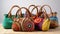 Festive and Colorful Vibrant Ladies\\\' Fancy Handbags for Every Occasion\\\