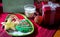 Festive cookie plate for Santa Clause