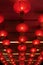 Festive decorations red Chinese oriental paper lanterns with the