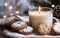 Festive Delights: Christmas Cookies and Candle Creating a Warm Holiday Ambiance