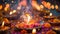 Festive Diwali Celebration with Sparkler on Ryzwashed Background in India