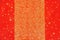 Festive fabric, red golden