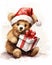 The Festive Furry Friend: A Cozy Teddy Bear with a Special Surpr