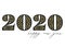 Festive Gold Font Happy New Year 2020 Graphic