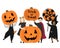 Festive Happy Halloween graphic illustration